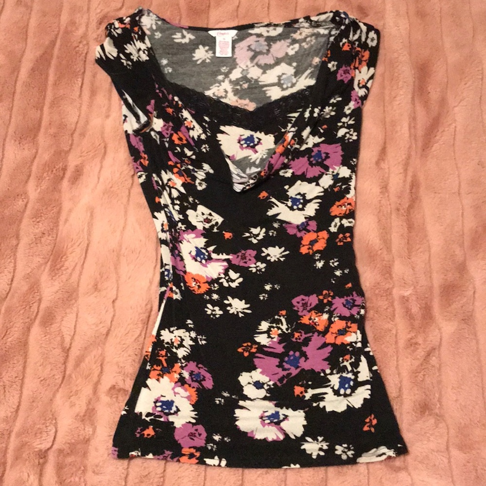 Cowl neck shirt
